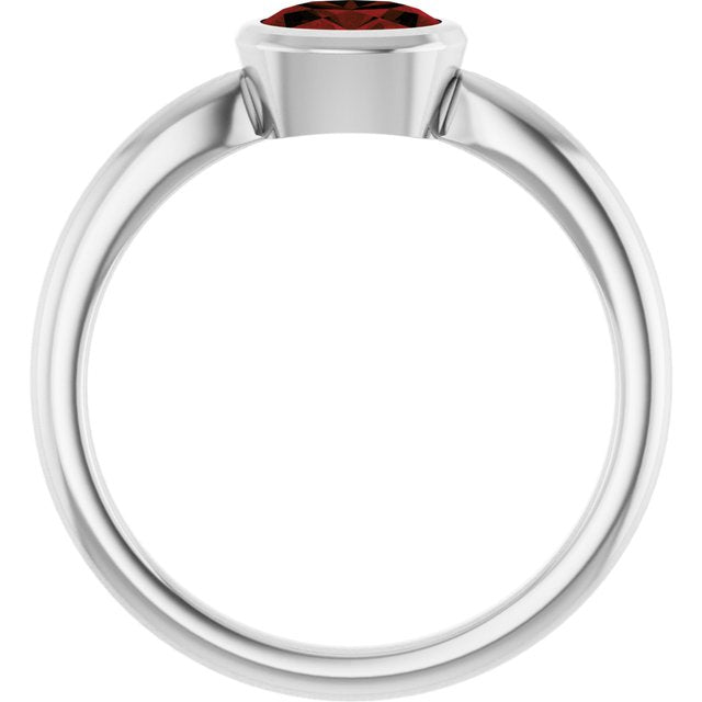 Natural Mozambique Garnet | Oval | 6 x 4mm