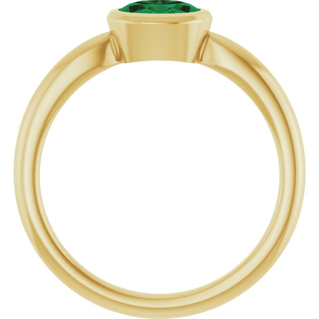 Lab-Grown Emerald | Oval | 6 x 4mm