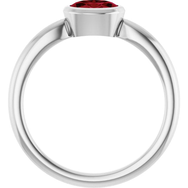 Lab-Grown Ruby | Oval | 6 x 4mm