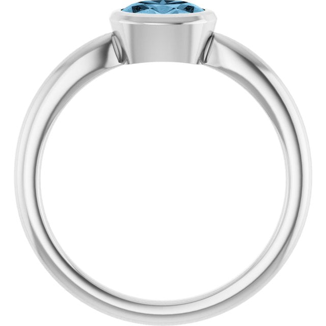 Natural Sky Blue Topaz | Oval | 6 x 4mm