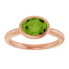 Natural Peridot | Oval | 8 x 6mm