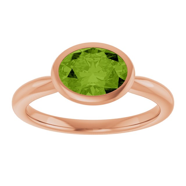 Natural Peridot | Oval | 8 x 6mm