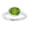 Natural Peridot | Oval | 8 x 6mm
