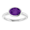 Natural Amethyst | Oval | 8 x 6mm