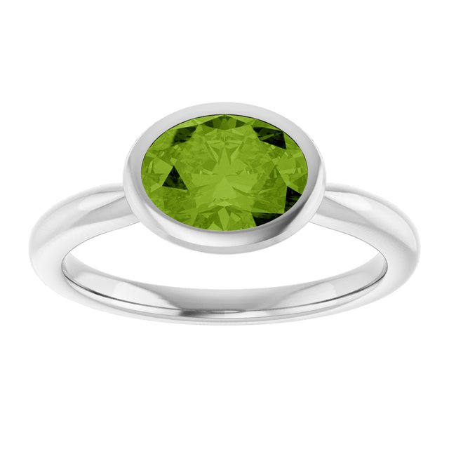 Natural Peridot | Oval | 8 x 6mm