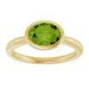 Natural Peridot | Oval | 8 x 6mm