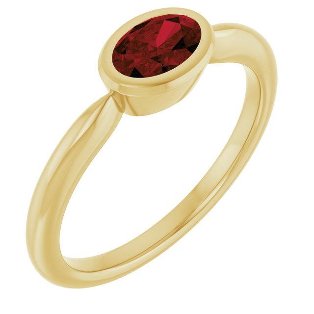 Natural Mozambique Garnet | Oval | 6 x 4mm