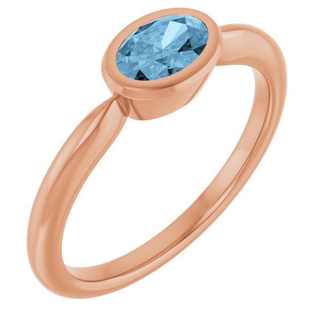 Natural Sky Blue Topaz | Oval | 6 x 4mm