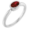 Natural Mozambique Garnet | Oval | 6 x 4mm