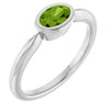 Natural Peridot | Oval | 6 x 4mm