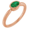Lab-Grown Emerald | Oval | 6 x 4mm