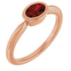 Natural Mozambique Garnet | Oval | 6 x 4mm