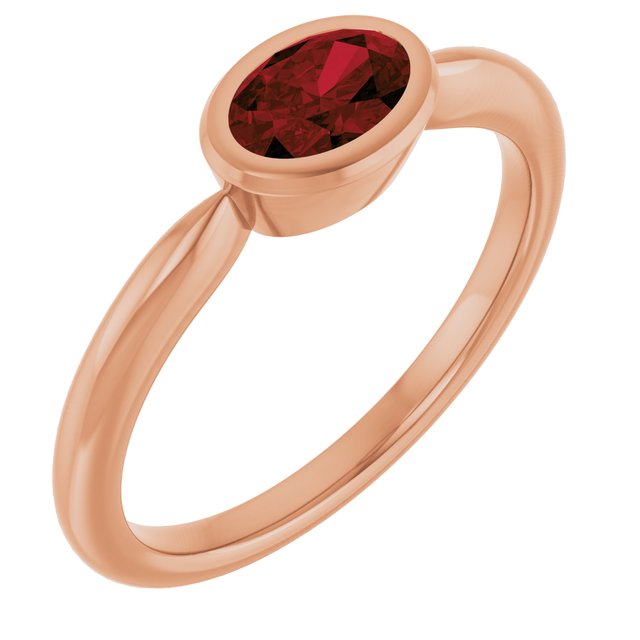 Natural Mozambique Garnet | Oval | 6 x 4mm
