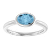 Natural Sky Blue Topaz | Oval | 7 x 5mm