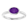Natural Amethyst | Oval | 7 x 5mm