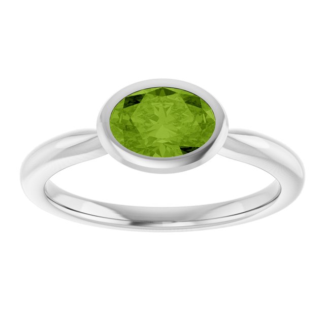 Natural Peridot | Oval | 7 x 5mm