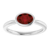 Natural Mozambique Garnet | Oval | 7 x 5mm