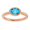 Natural Aquamarine | Oval | 7 x 5mm
