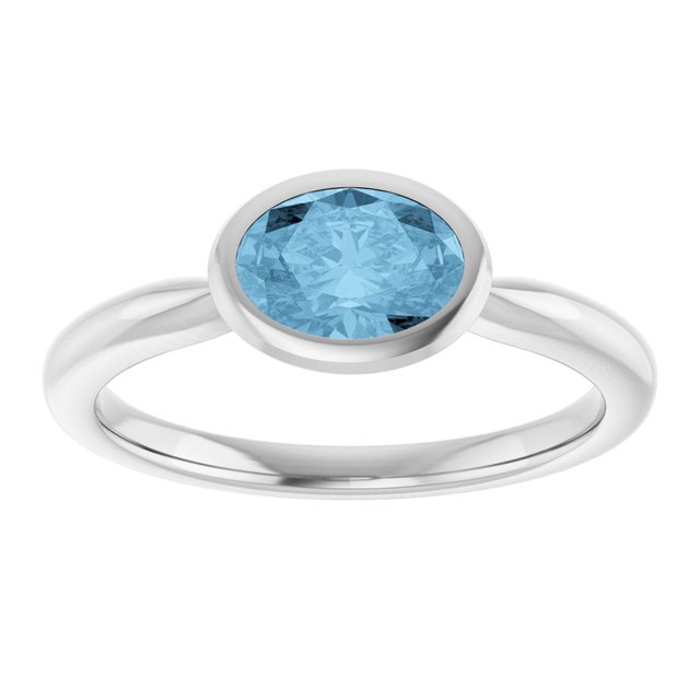 Natural Sky Blue Topaz | Oval | 7 x 5mm