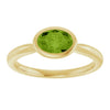 Natural Peridot | Oval | 7 x 5mm