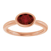 Natural Mozambique Garnet | Oval | 7 x 5mm