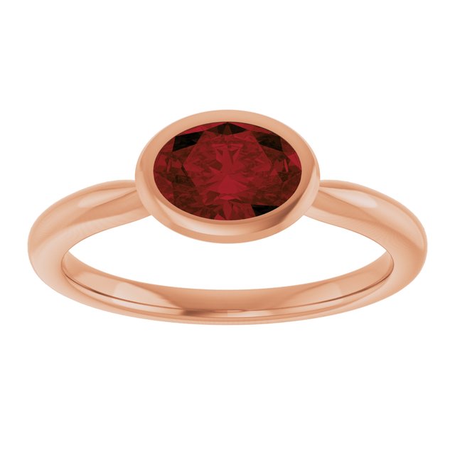 Natural Mozambique Garnet | Oval | 7 x 5mm