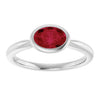Lab-Grown Ruby | Oval | 7 x 5mm