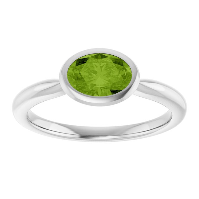 Natural Peridot | Oval | 7 x 5mm