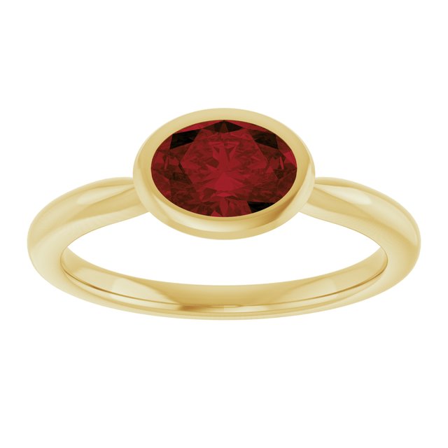 Natural Mozambique Garnet | Oval | 7 x 5mm