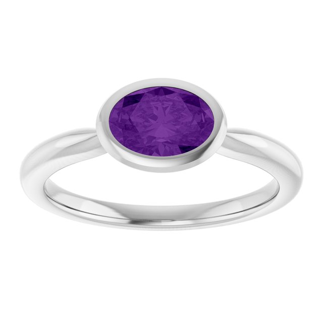 Natural Amethyst | Oval | 7 x 5mm