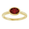 Natural Mozambique Garnet | Oval | 7 x 5mm