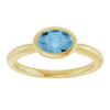 Natural Sky Blue Topaz | Oval | 7 x 5mm