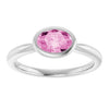 Lab-Grown Pink Sapphire | Oval | 7 x 5mm