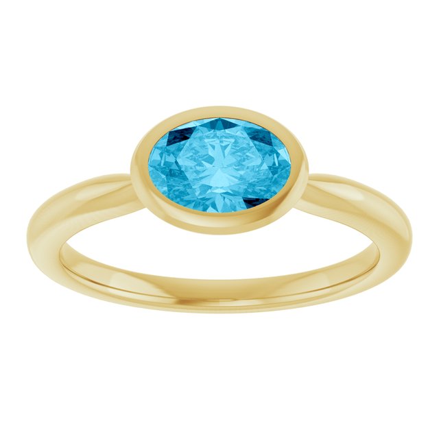 Natural Aquamarine | Oval | 7 x 5mm