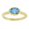 Natural Sky Blue Topaz | Oval | 7 x 5mm