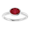 Lab-Grown Ruby | Oval | 7 x 5mm