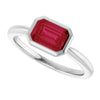 Lab-Grown Ruby | Emerald | 7 x 5mm