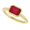 Lab-Grown Ruby | Emerald | 7 x 5mm