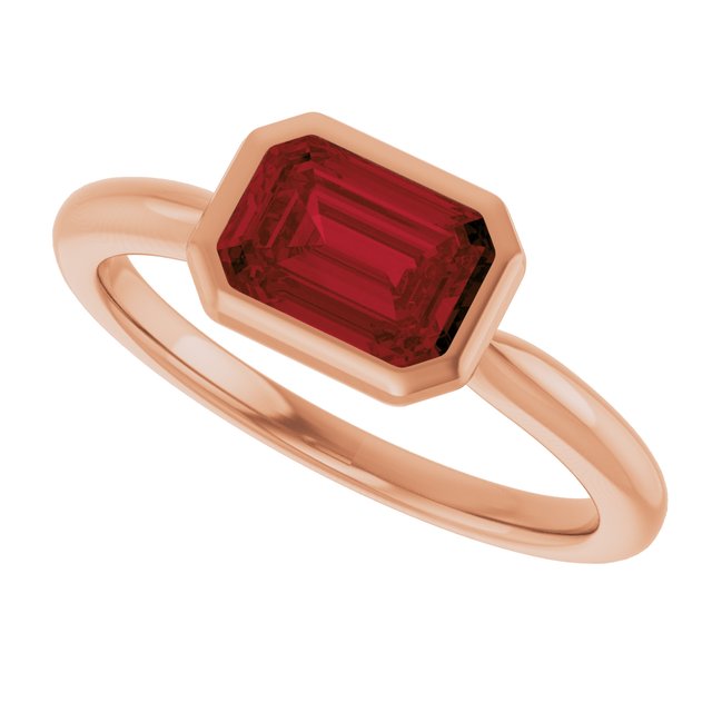 Natural Mozambique Garnet | Emerald | 7 x 5mm