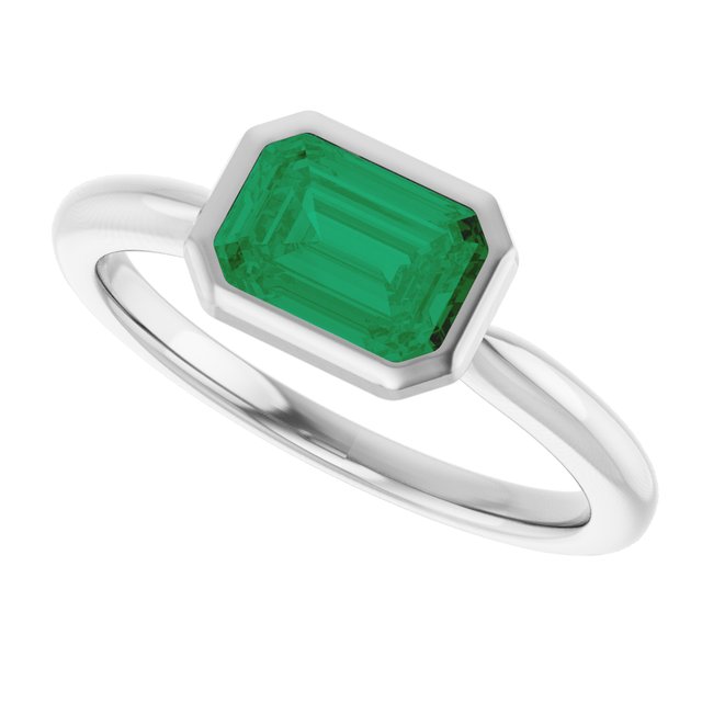 Lab-Grown Emerald | Emerald | 7 x 5mm