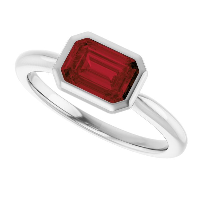 Natural Mozambique Garnet | Emerald | 7 x 5mm
