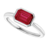 Lab-Grown Ruby | Emerald | 7 x 5mm