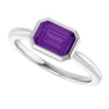 Natural Amethyst | Emerald | 7 x 5mm