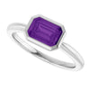 Natural Amethyst | Emerald | 7 x 5mm