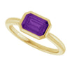Natural Amethyst | Emerald | 7 x 5mm