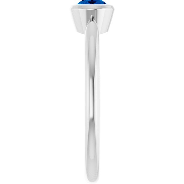 Lab-Grown Blue Sapphire | Oval | 6 x 4mm