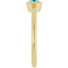 Natural Aquamarine | Oval | 6 x 4mm