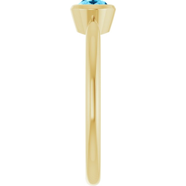 Natural Aquamarine | Oval | 6 x 4mm