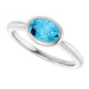 Natural Aquamarine | Oval | 7 x 5mm