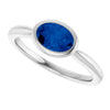 Lab-Grown Blue Sapphire | Oval | 7 x 5mm